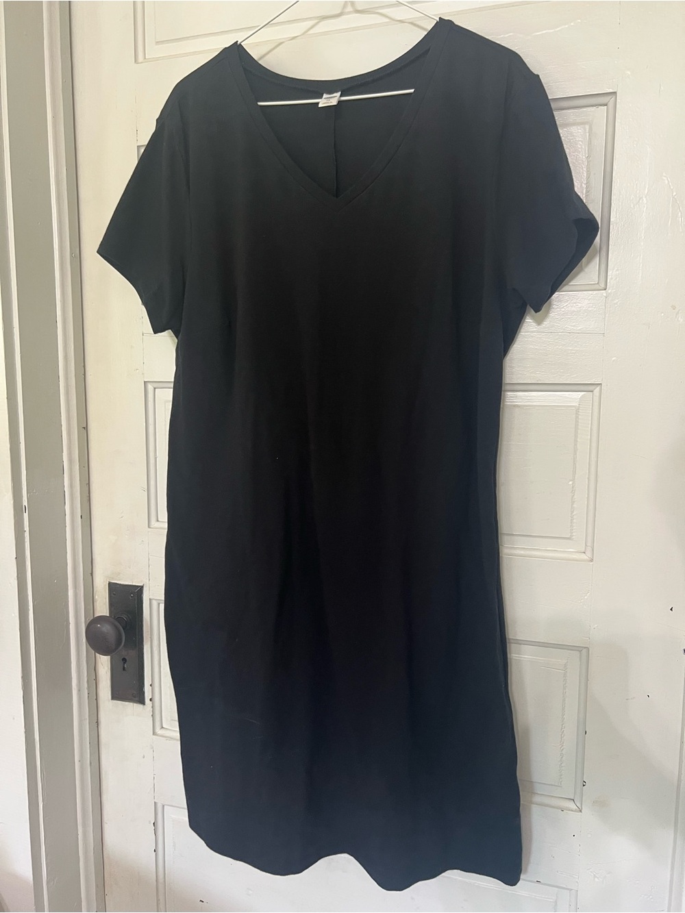 Old Navy Black short sleeve t-shirt dress